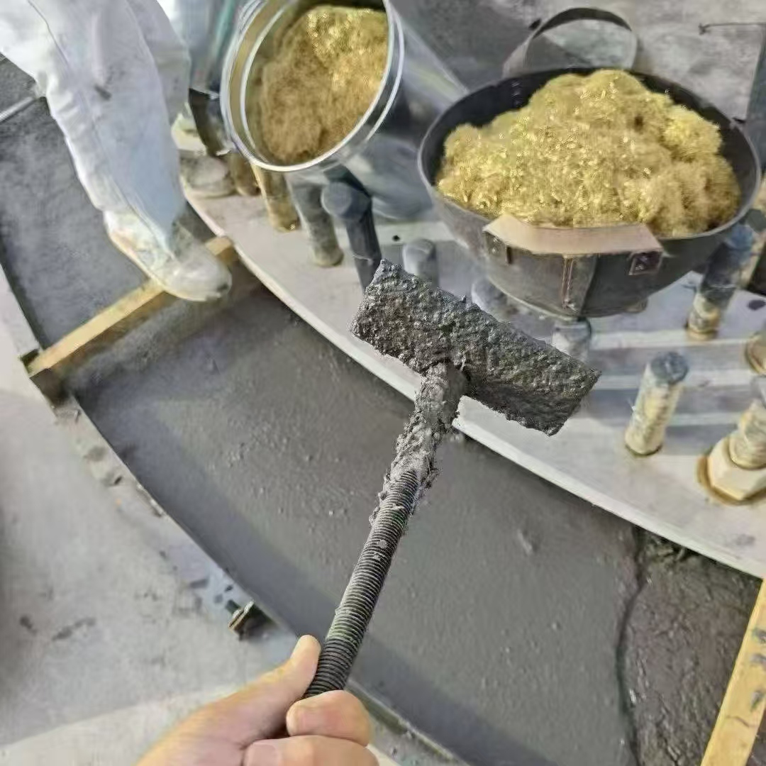 桃江C120钢纤维高强无收灌浆料 轧机压缩机汽轮机发电机锻压设备底座灌浆材料